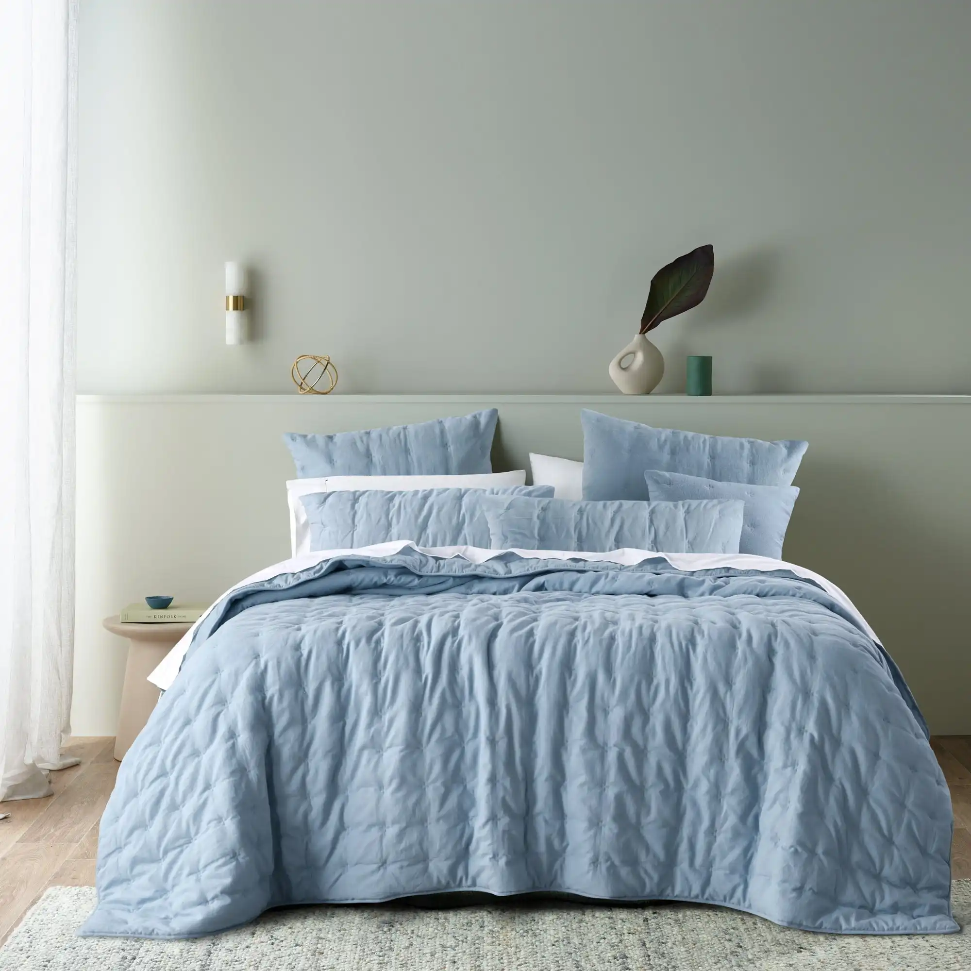 Bianca Bedding Langston Blue Comforter Set