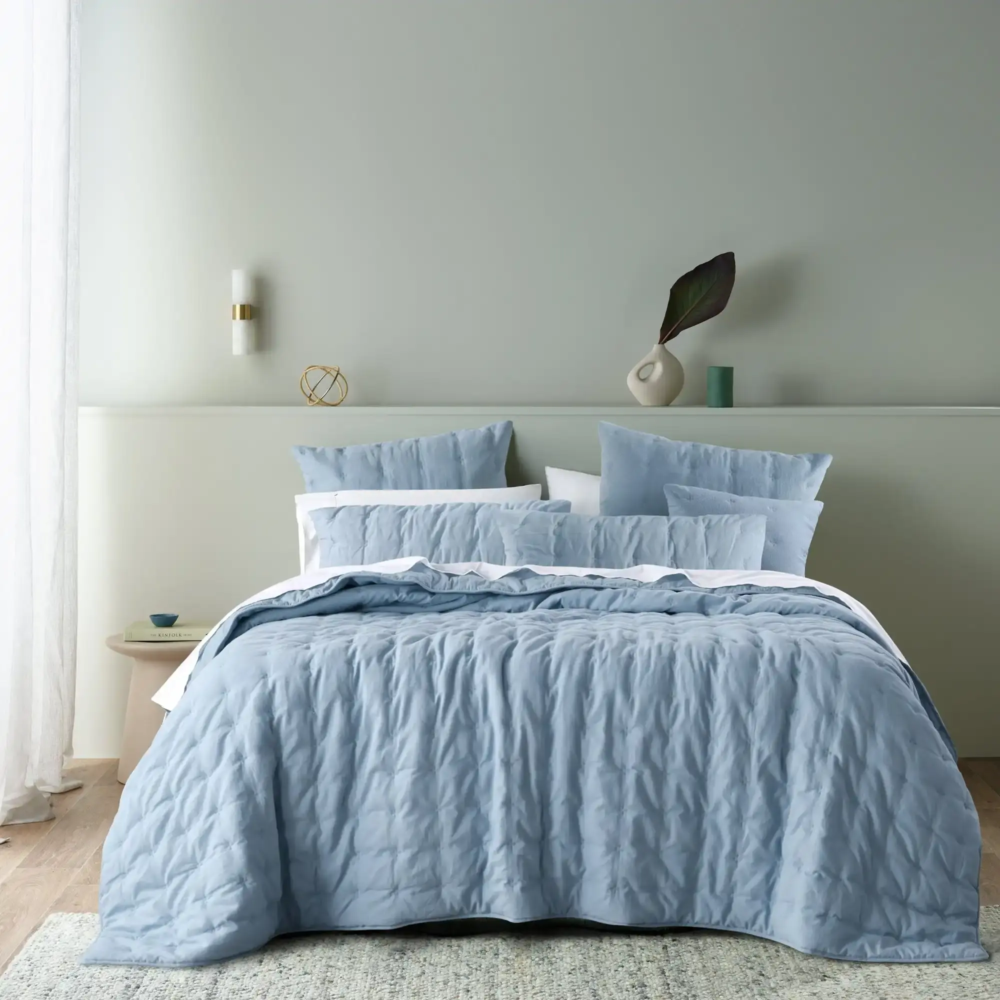 Bianca Bedding Langston Blue Comforter Set