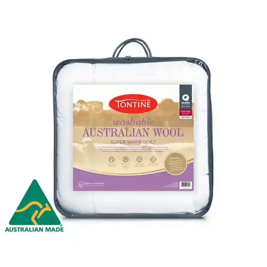 Tontine Washable Australian Wool Quilt - Super Warm