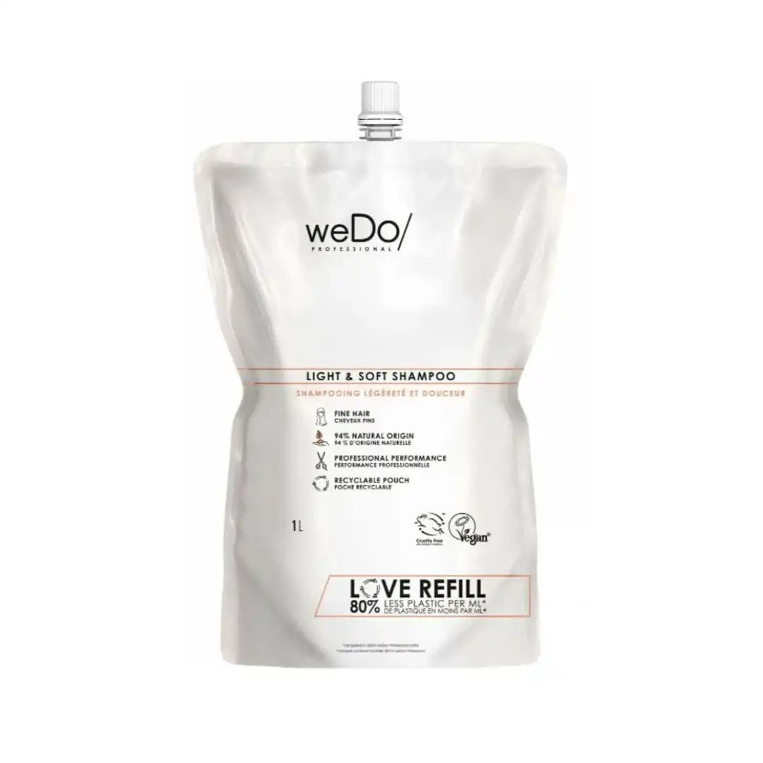 weDo Professional Light & Soft Shampoo 1L Refill