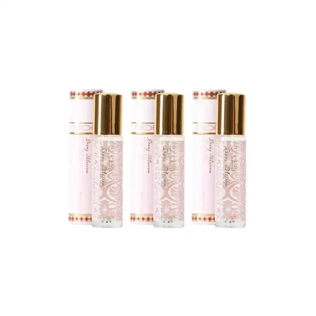 3 x MOR Little Luxuries Peony Blossom Perfume Oil 9mL