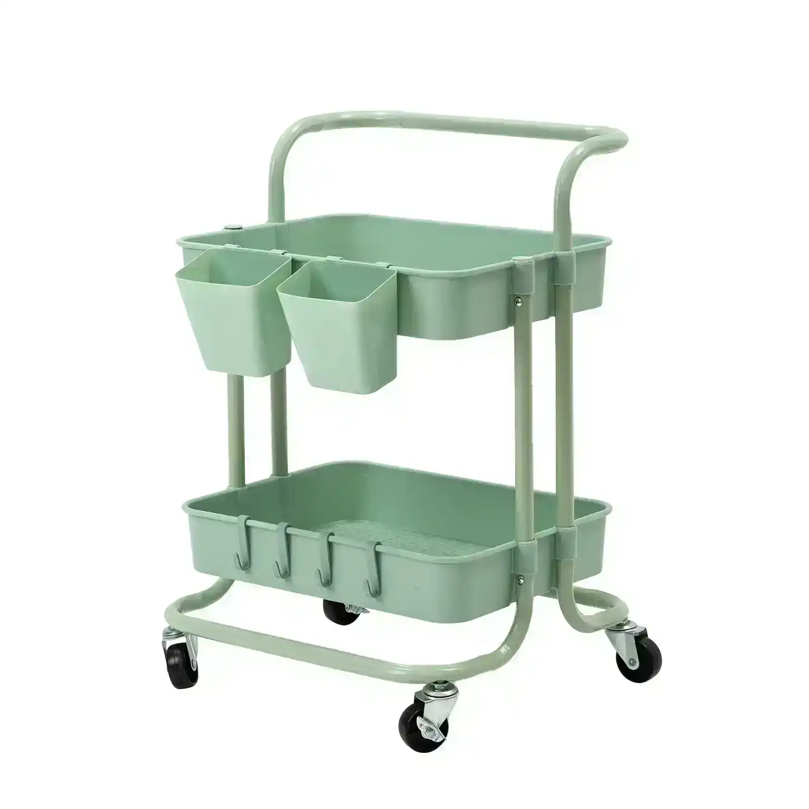 Trolley Cart Storage 2 Tier - GREEN
