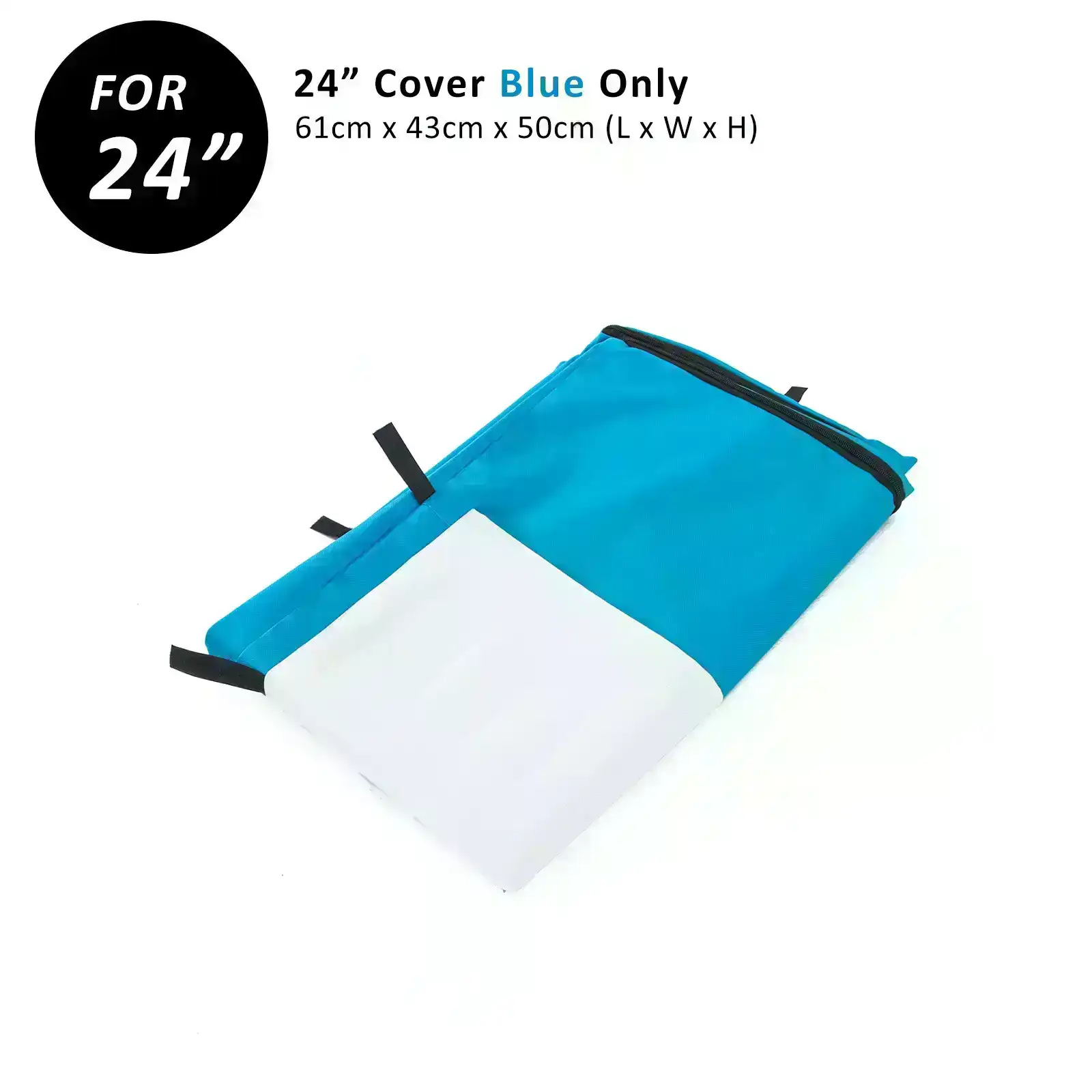24in Cover for Wire Dog Cage - BLUE