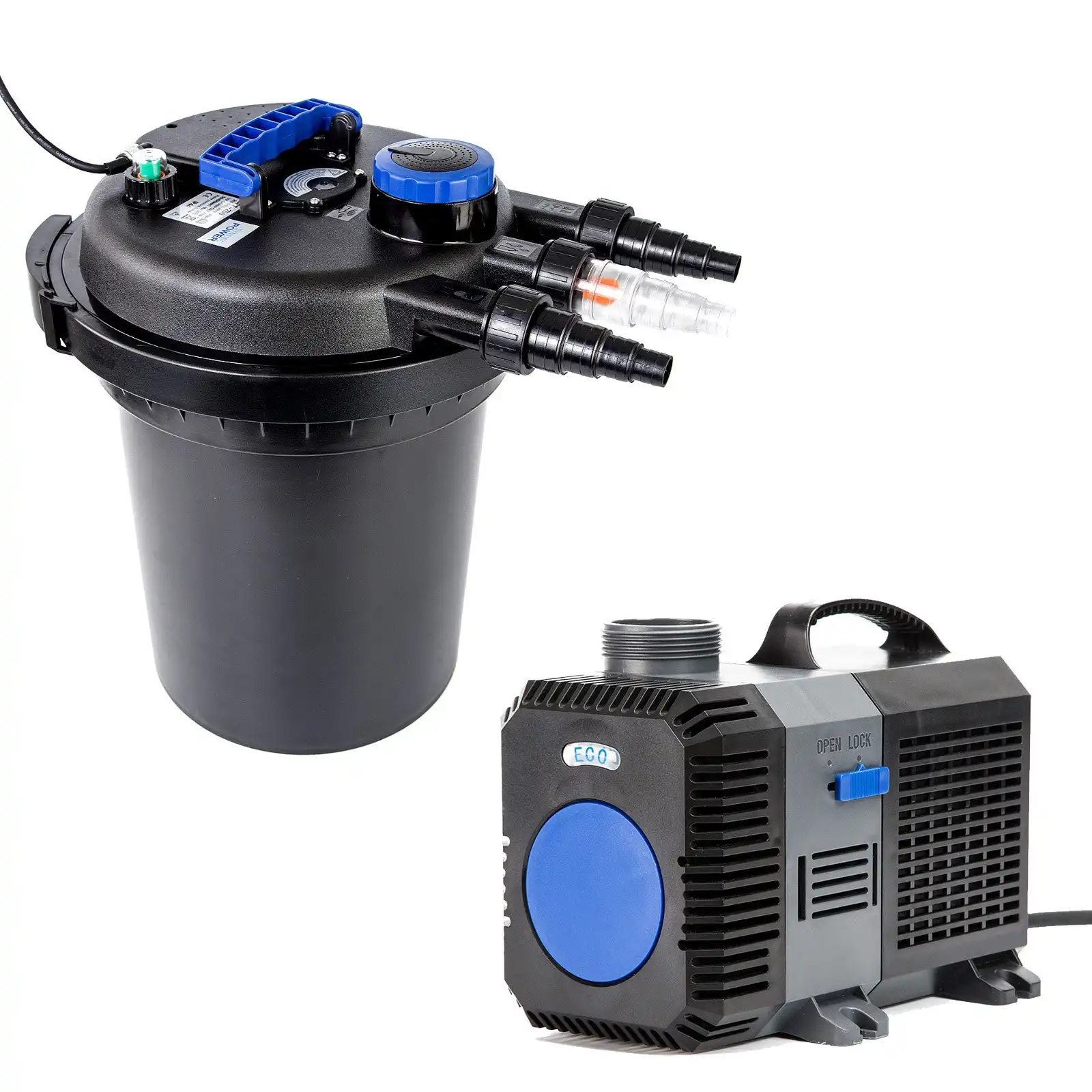 10000L/H Garden Pond Filter + 16000L/H Submersible Water Pump