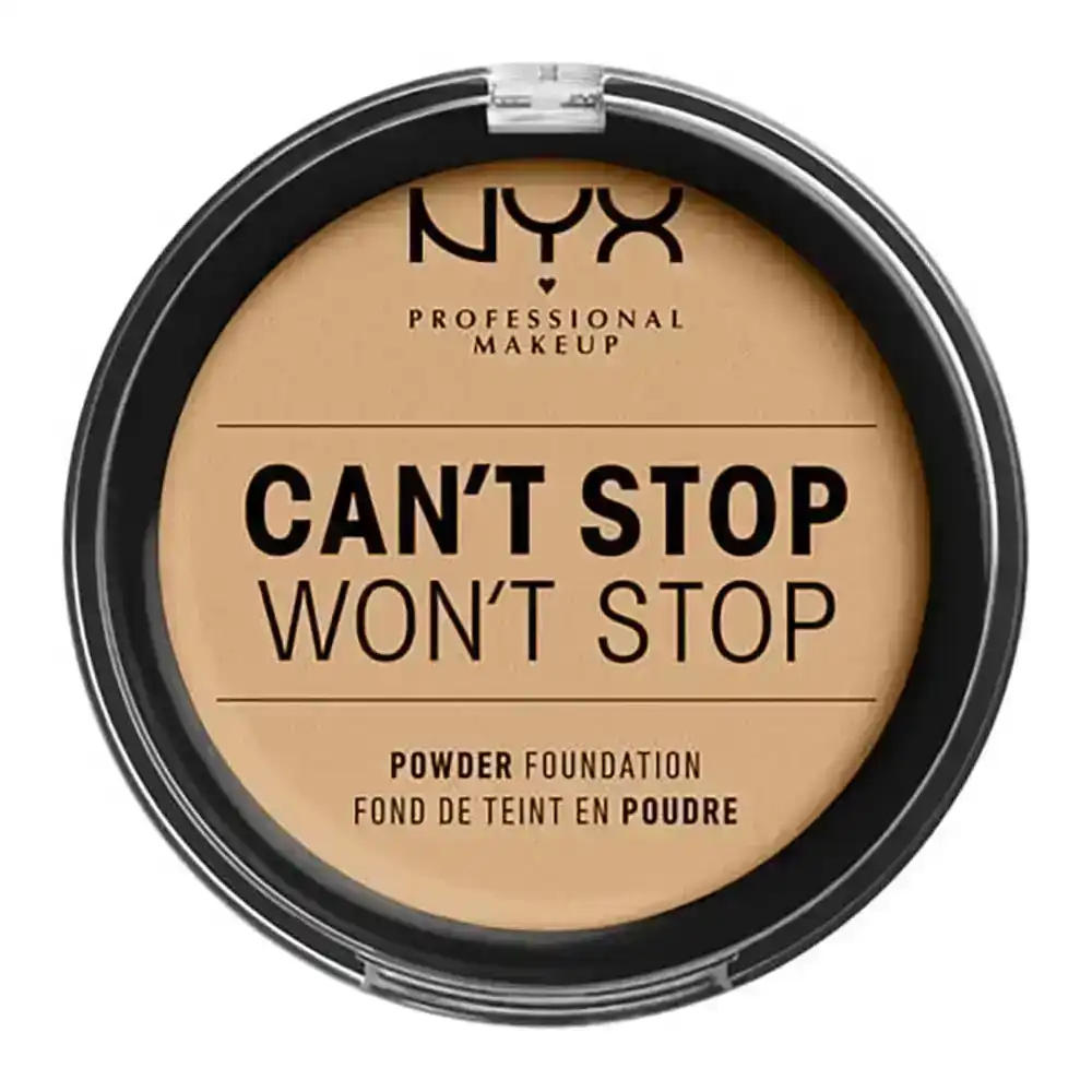 NYX Can't Stop Wont Stop Powder Foundation 10.7g CSWSPF08 TRUE BEIGE