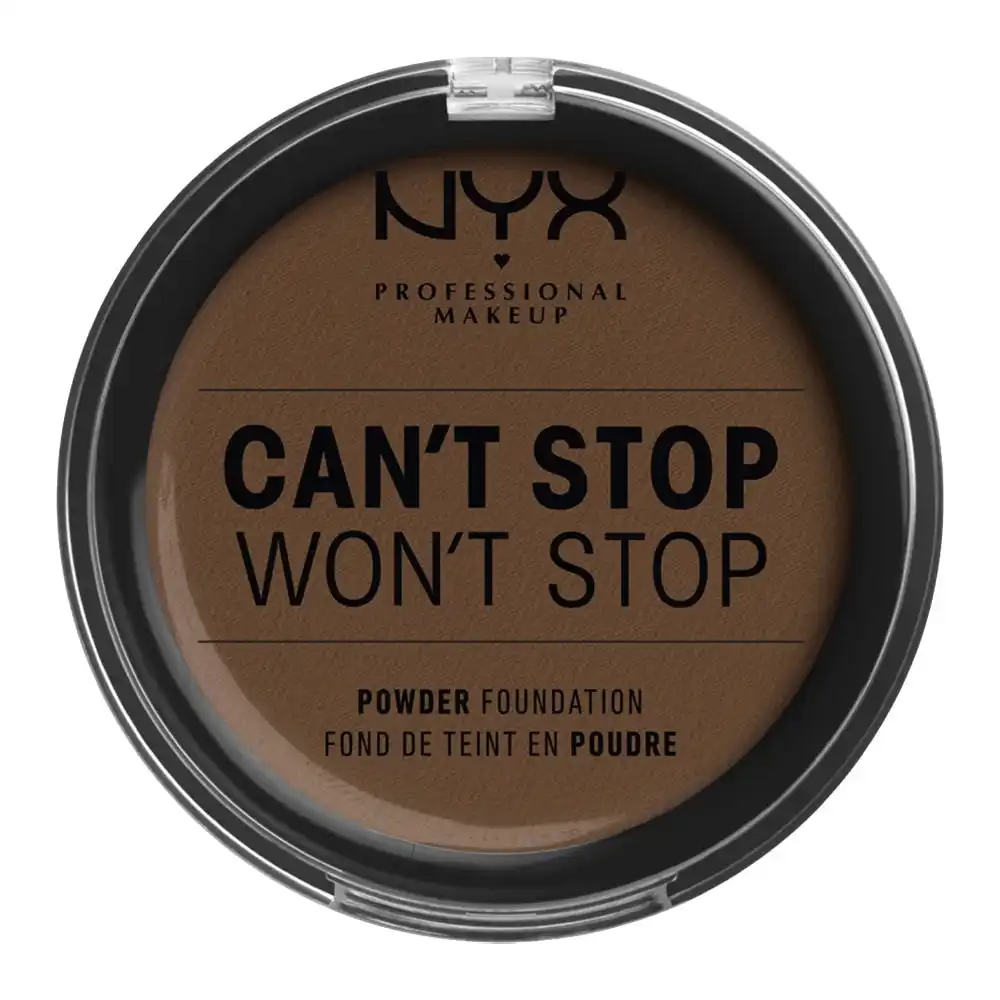 NYX Can't Stop Wont Stop Powder Foundation 10.7g CSWSPF22 DEEP