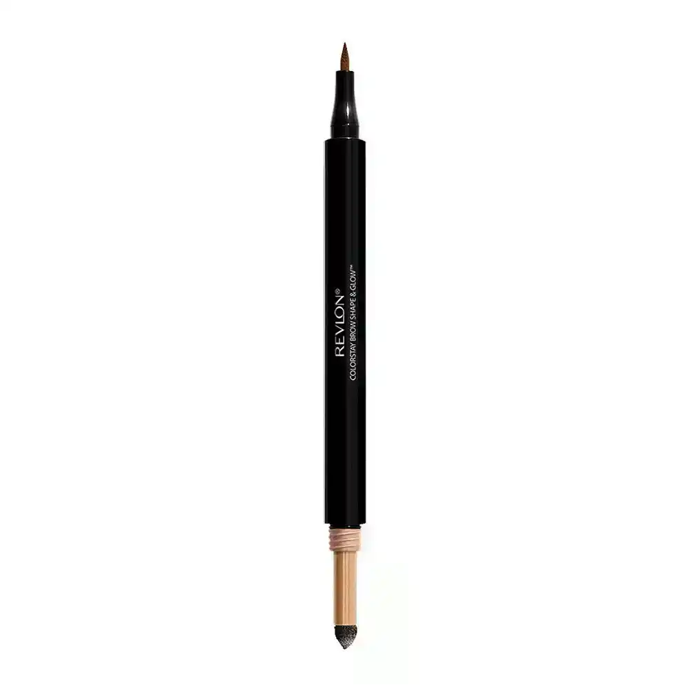 Revlon ColorStay Brow Shape & Glow Brow Marker 0.6ml & Highlighter 0.23g 255 SOFT BROWN
