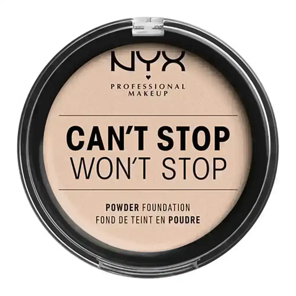 NYX Can't Stop Wont Stop Powder Foundation 10.7g CSWSPF04 LIGHT IVORY