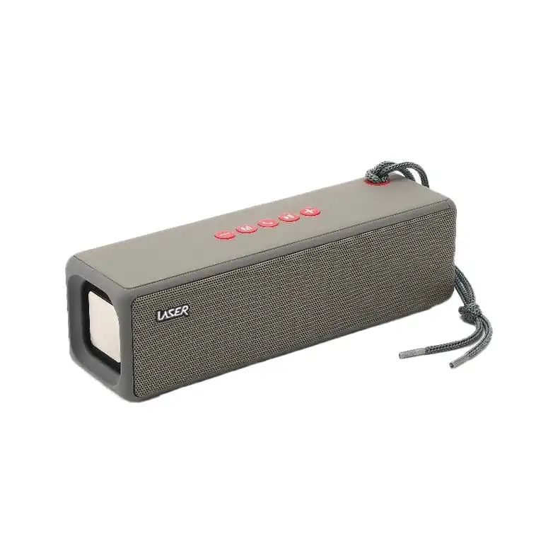 Laser Bluetooth TWS Bar Speaker Grey Portable, Wireless, Stereo Sound, Mic, 10W
