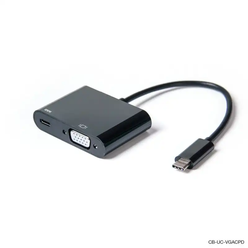 USB Type C to VGA USB-C Multiport Charging HUB Converter Adapter