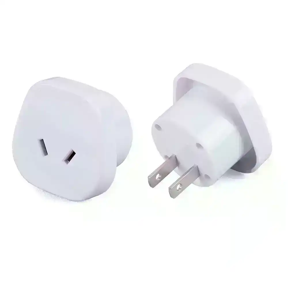 Travel Adaptor for use in USA, China, Japan to convert from AU Plug