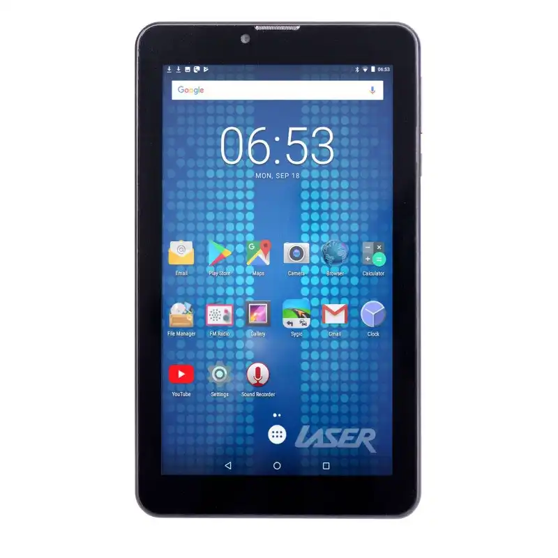 Laser 7-Inch Android 9 Tablet Quad-Core, Wi-Fi, Ideal for Entertainment Learning