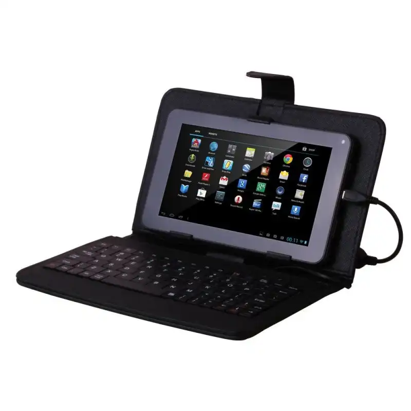 Laser Universal 7" Tablet Case with Keyboard - Premium Protection and Functional
