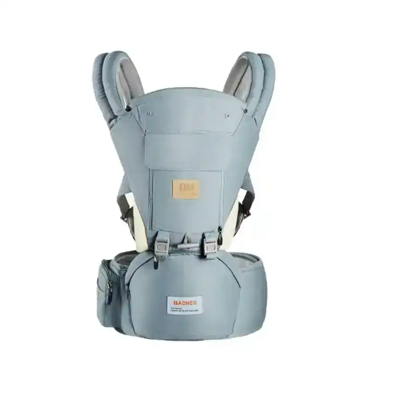 Ergonomic Adjustable Infant Baby Carrier Hip Seat - Grey