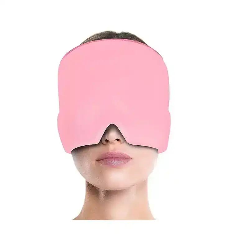2 Sets of Gel Cold Therapy Migraine Headache Pain R Pink