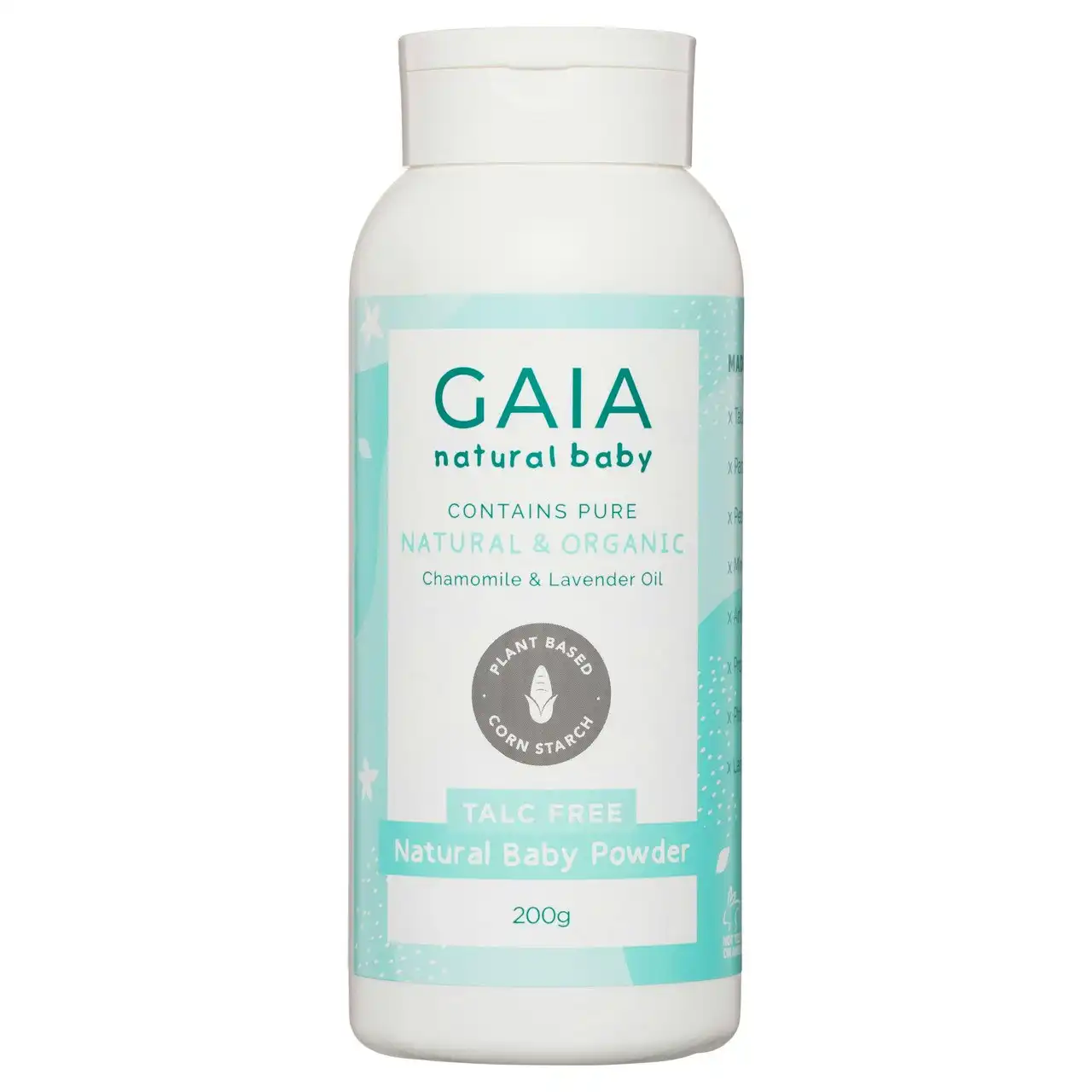 Gaia Talc Free Natural Baby Powder 200g