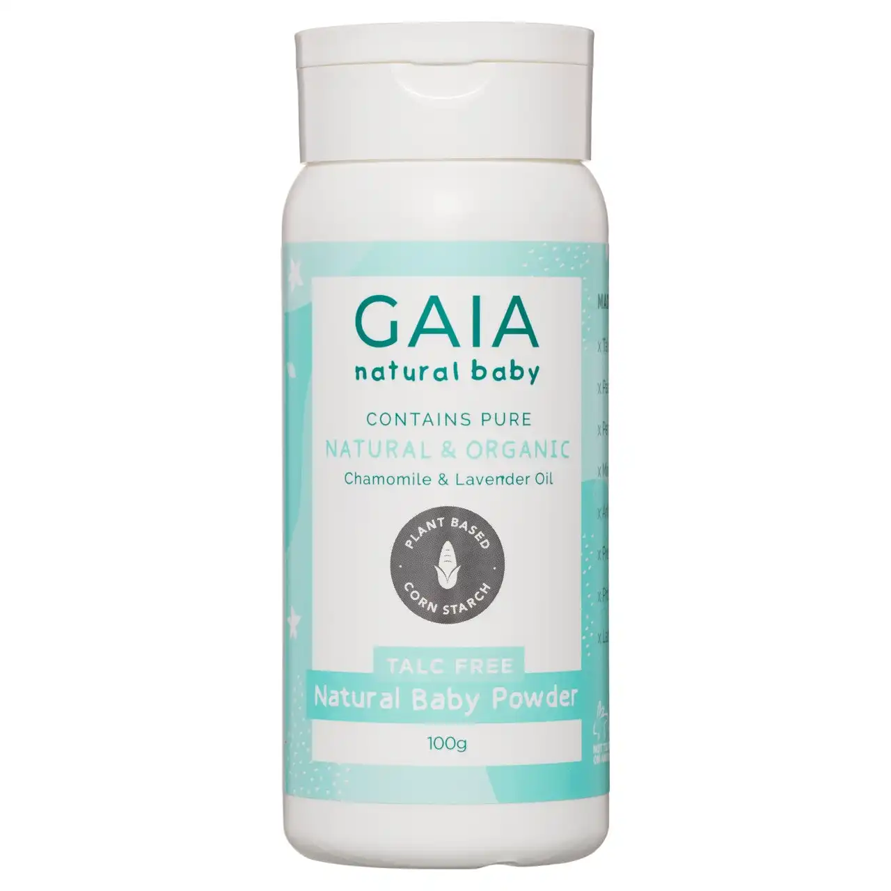 Gaia Talc Free Natural Baby Powder 100g