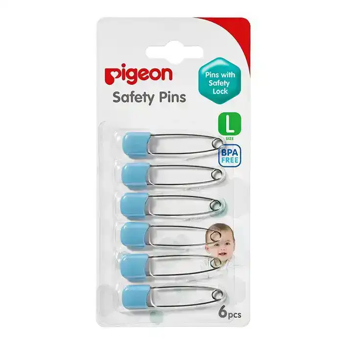 PIGEON Safety Pins 6 Pack