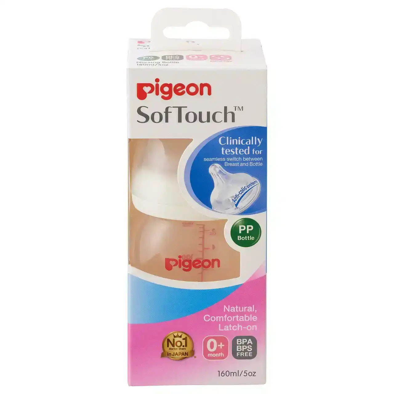 PIGEON Softouch Bottle PP 160ml