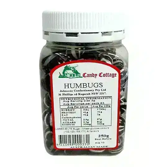 Candy Cottage Humbugs 250g