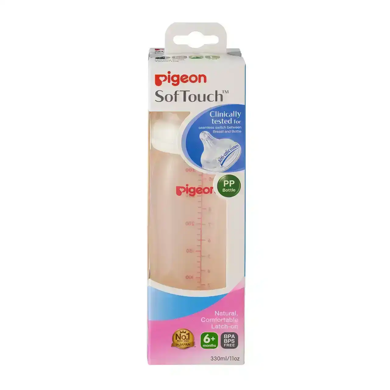 PIGEON Softouch Bottle PP 330ml