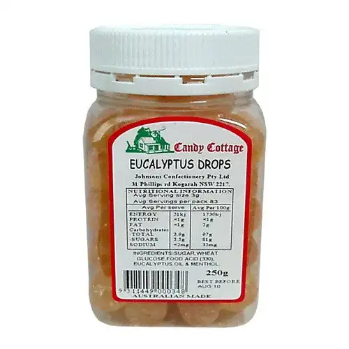 Candy Cottage Eucalyptus Drops 250g