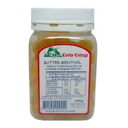 Candy Cottage Butter Menthol 250g