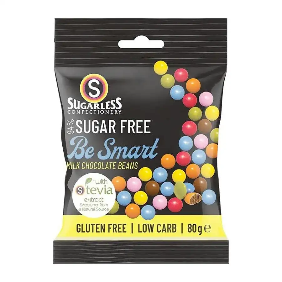 Sugarless Be Smart Chocolate Coated Beans 80g