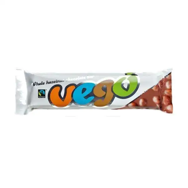 Vego Whole Hazelnut Chocolate Bar 65g