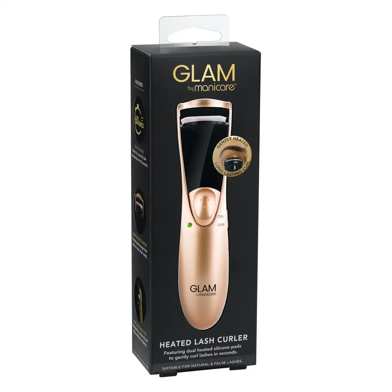 Glam by Manicare(R) Heated Lash Curler