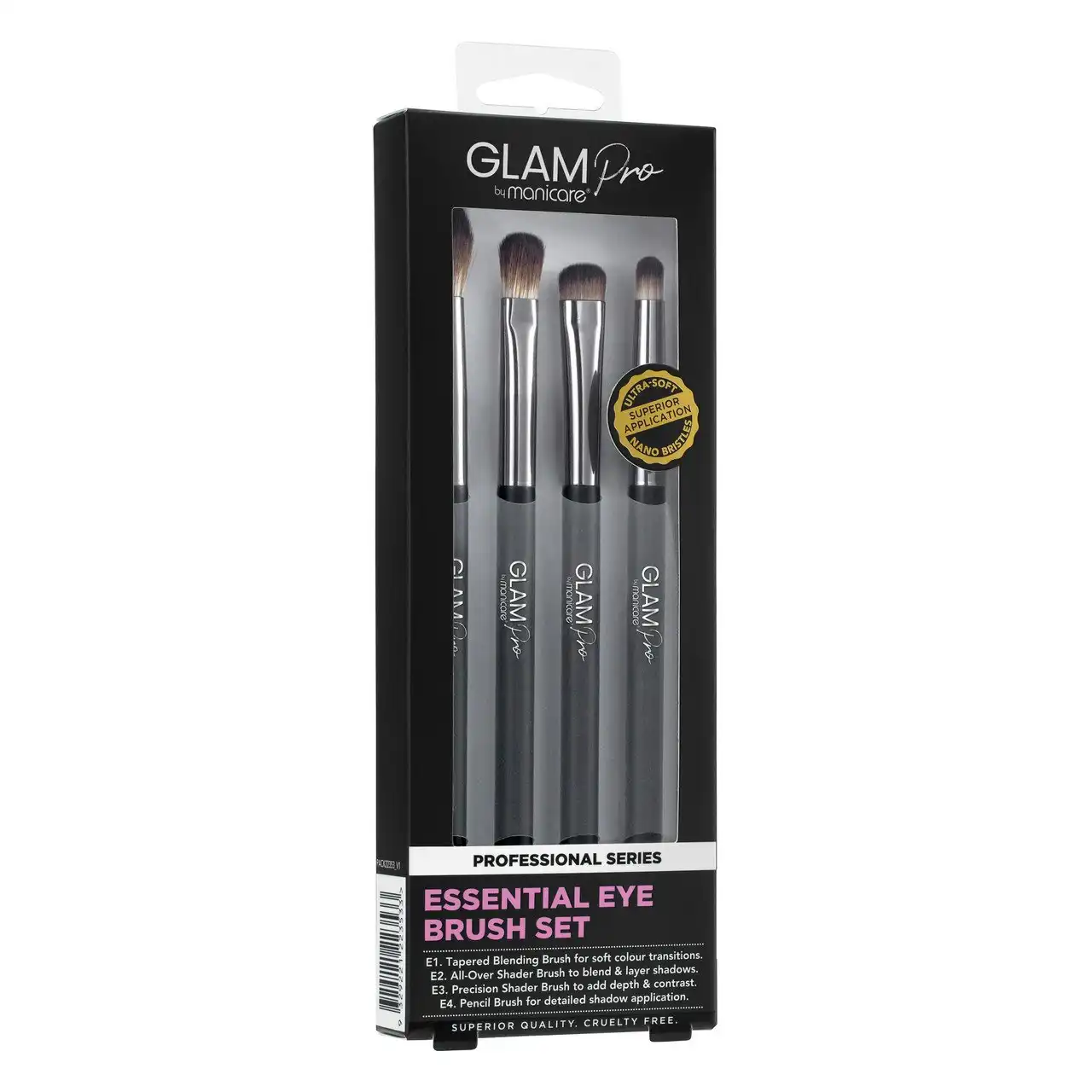 Glam by Manicare Pro Essential Eye Brush Set