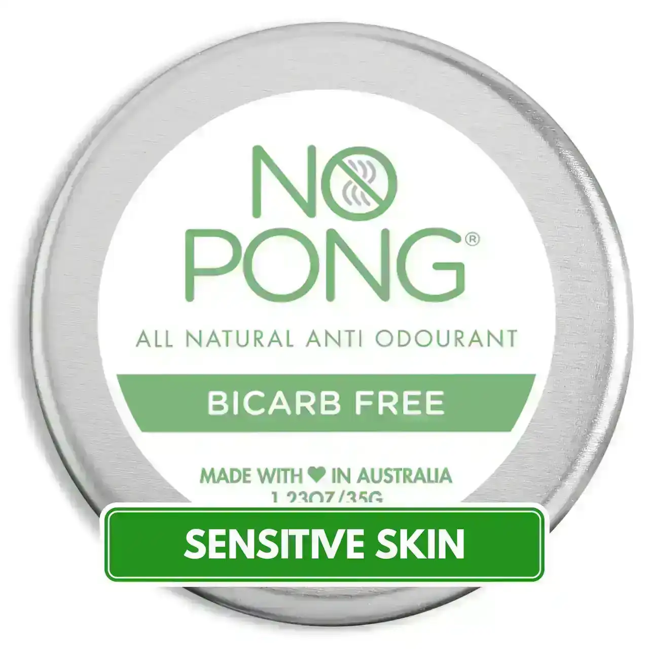 No Pong Bicarb Free Natural Deodorant 35g