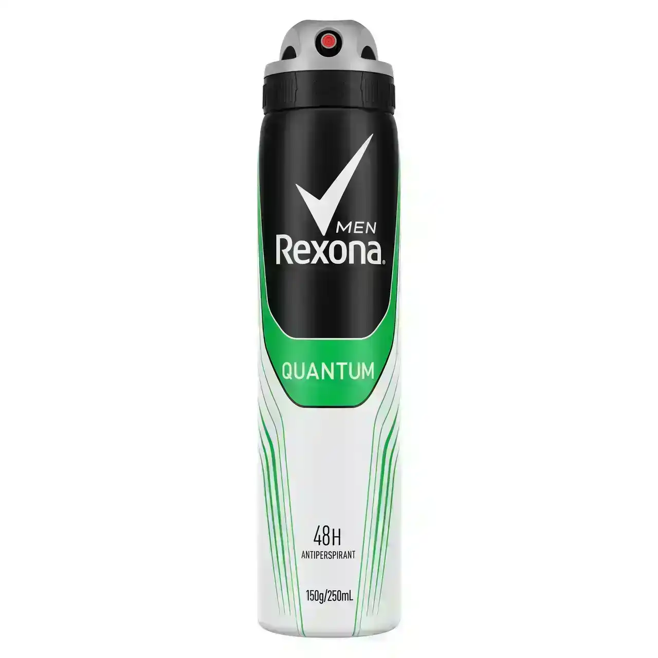 Rexona Men Antiperspirant Aerosol Deodorant Quantum with Antibacterial Protection 250mL 1