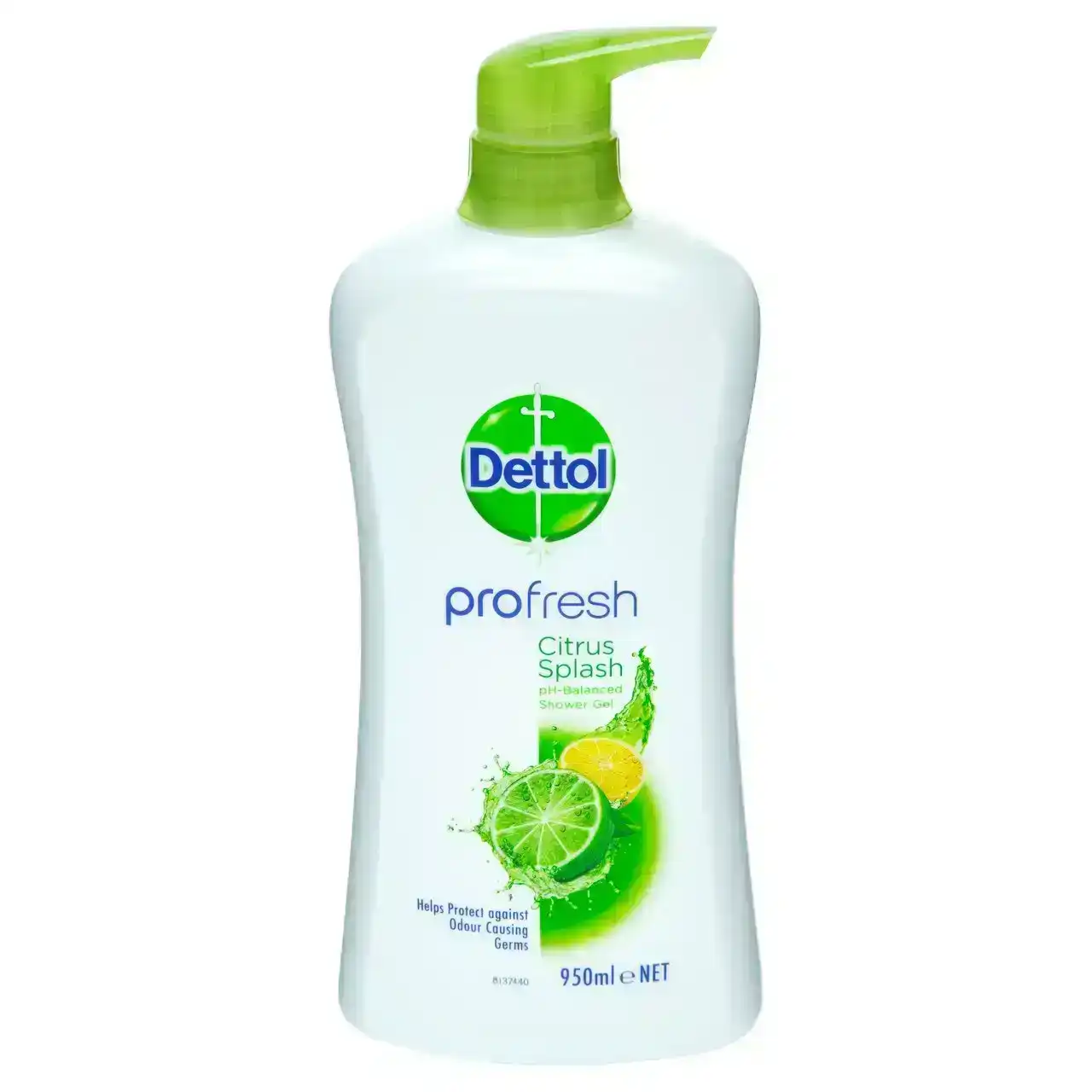 Dettol Profresh Shower Gel Body Wash Lemon and Lime 950mL