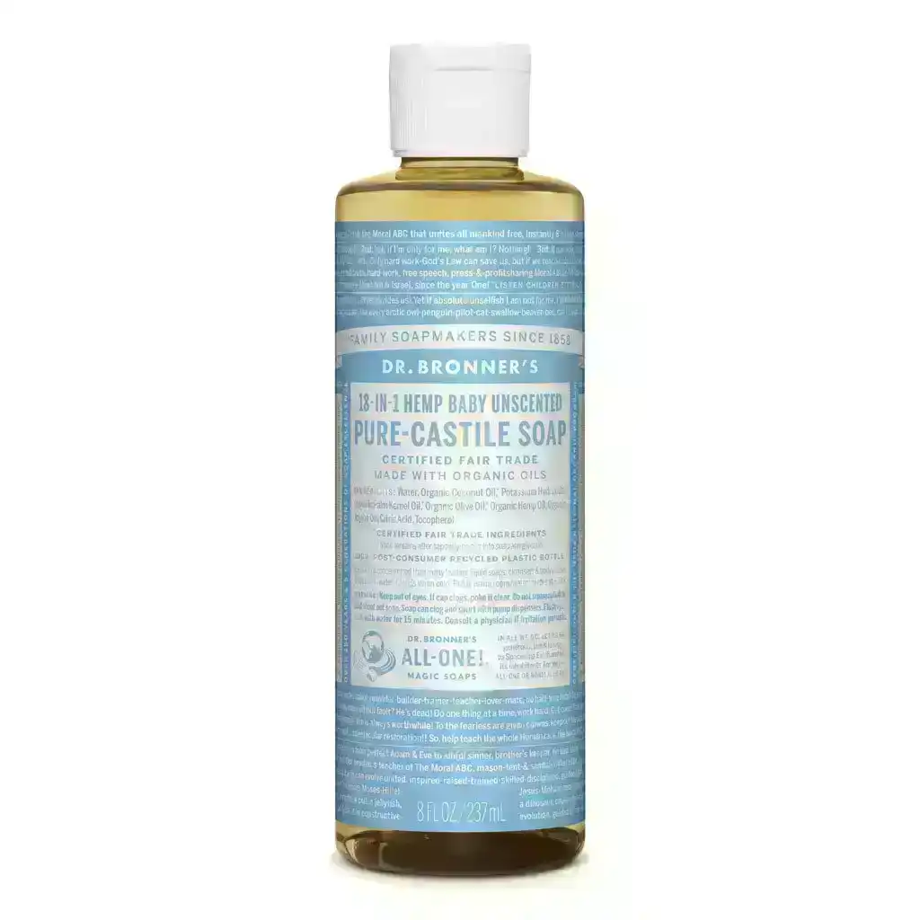 Dr. Bronner&#39;s Pure-Castile Liquid Soap Baby-Unscented 237ml