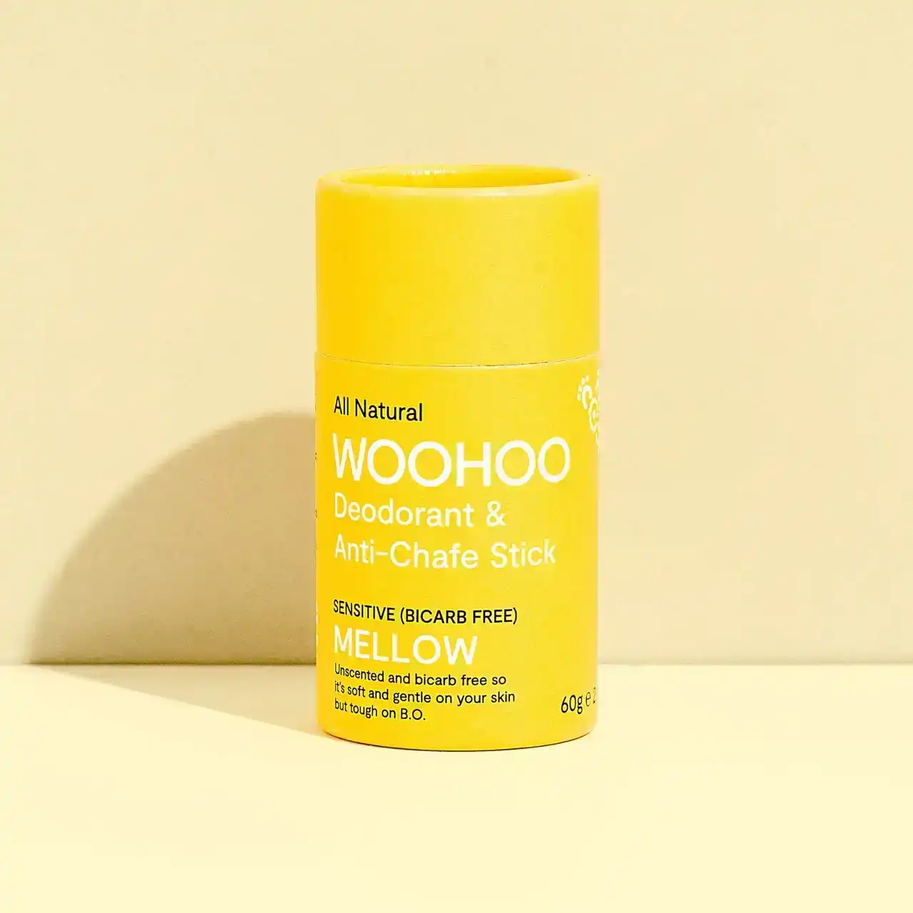 Woohoo Natural Deodorant &amp; Anti-Chafe Stick Mellow 60g