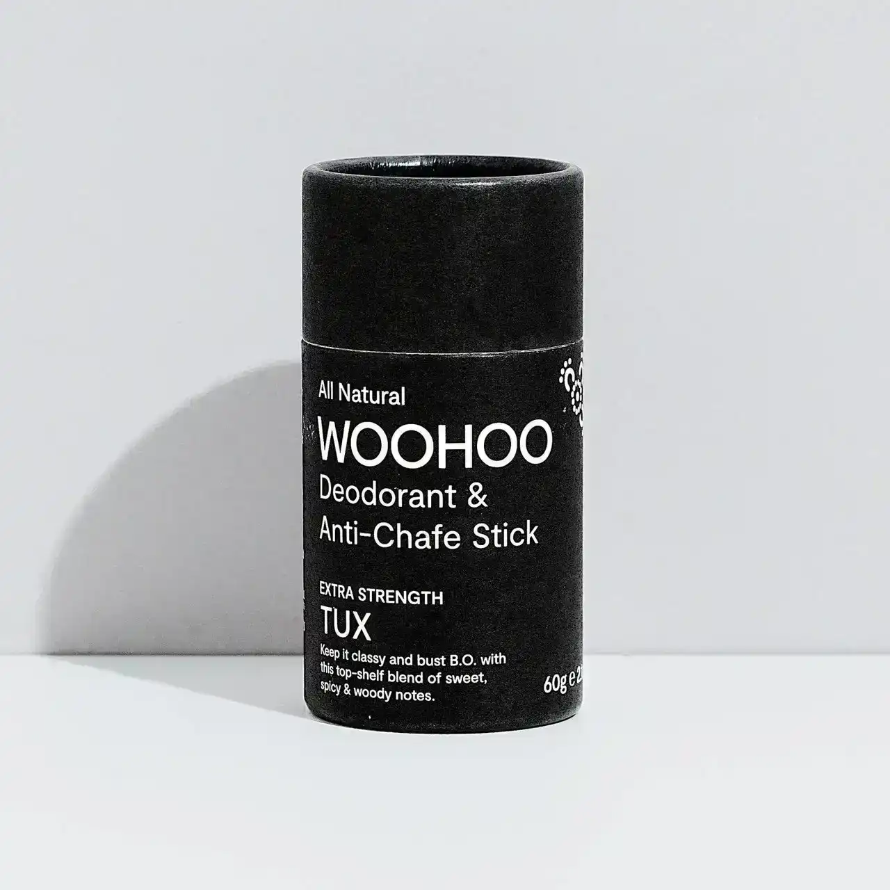 Woohoo Natural Deodorant &amp; Anti-Chafe Stick Tux 60g