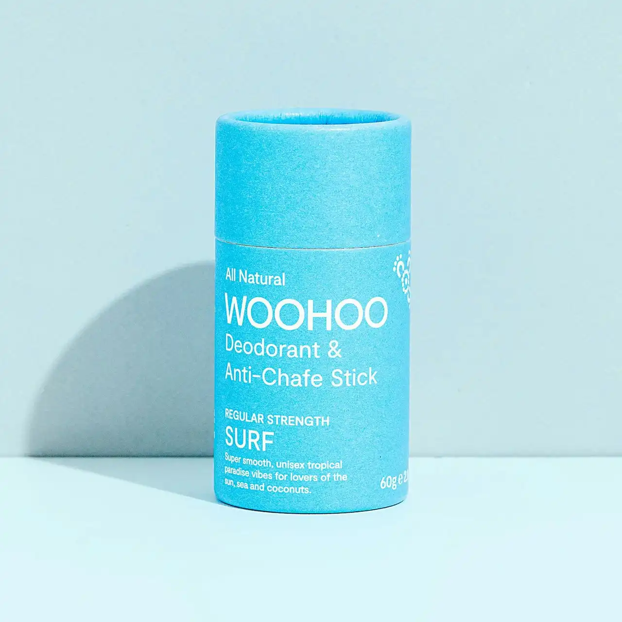Woohoo Natural Deodorant & Anti-Chafe Stick Surf 60g