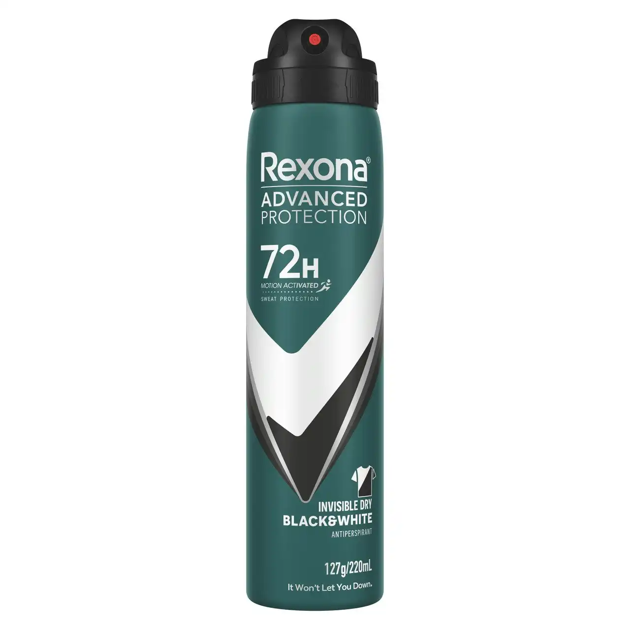 Rexona Men Advanced Protection Deodorant Invisible Dry Black & White 220 mL