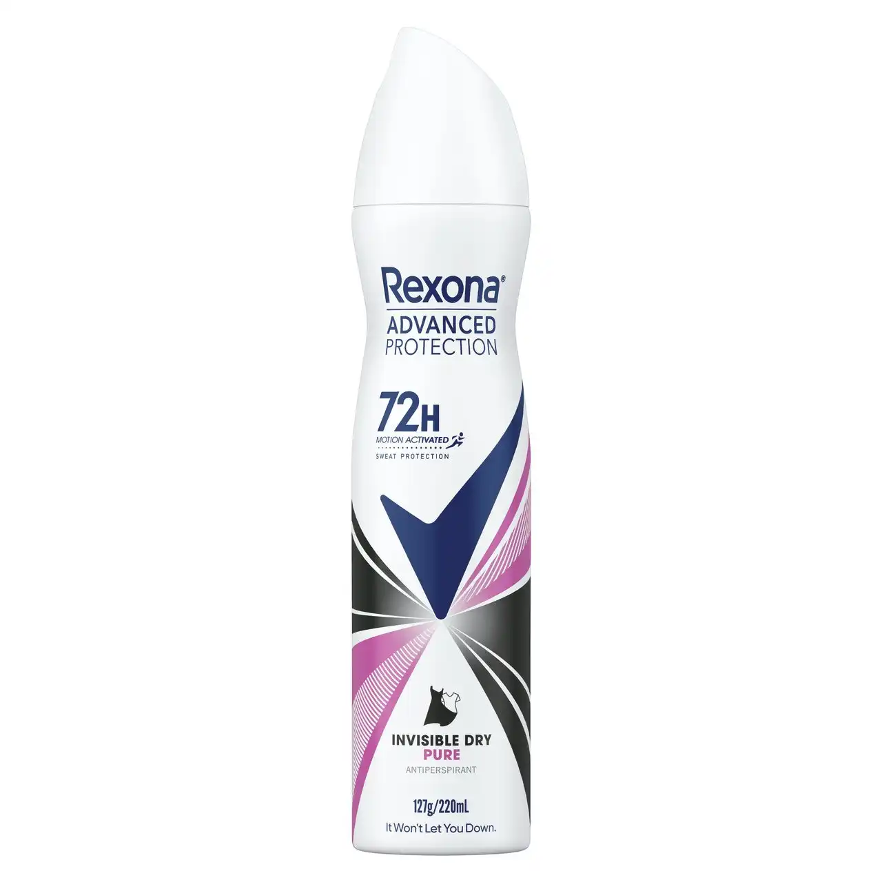 Rexona Women Advanced Protection Deodorant Invisible Dry Pure 220 ml