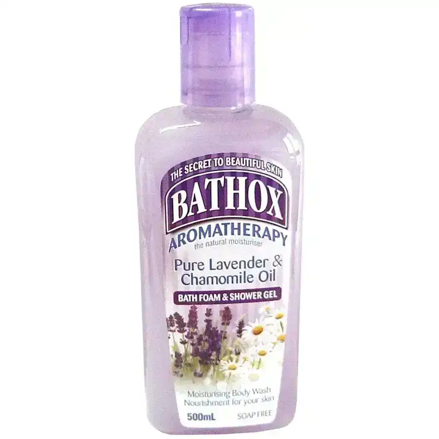 Bathox Shower Gel &amp; Bath Foam Pure Lavender &amp; Chamomile Oil 500ml