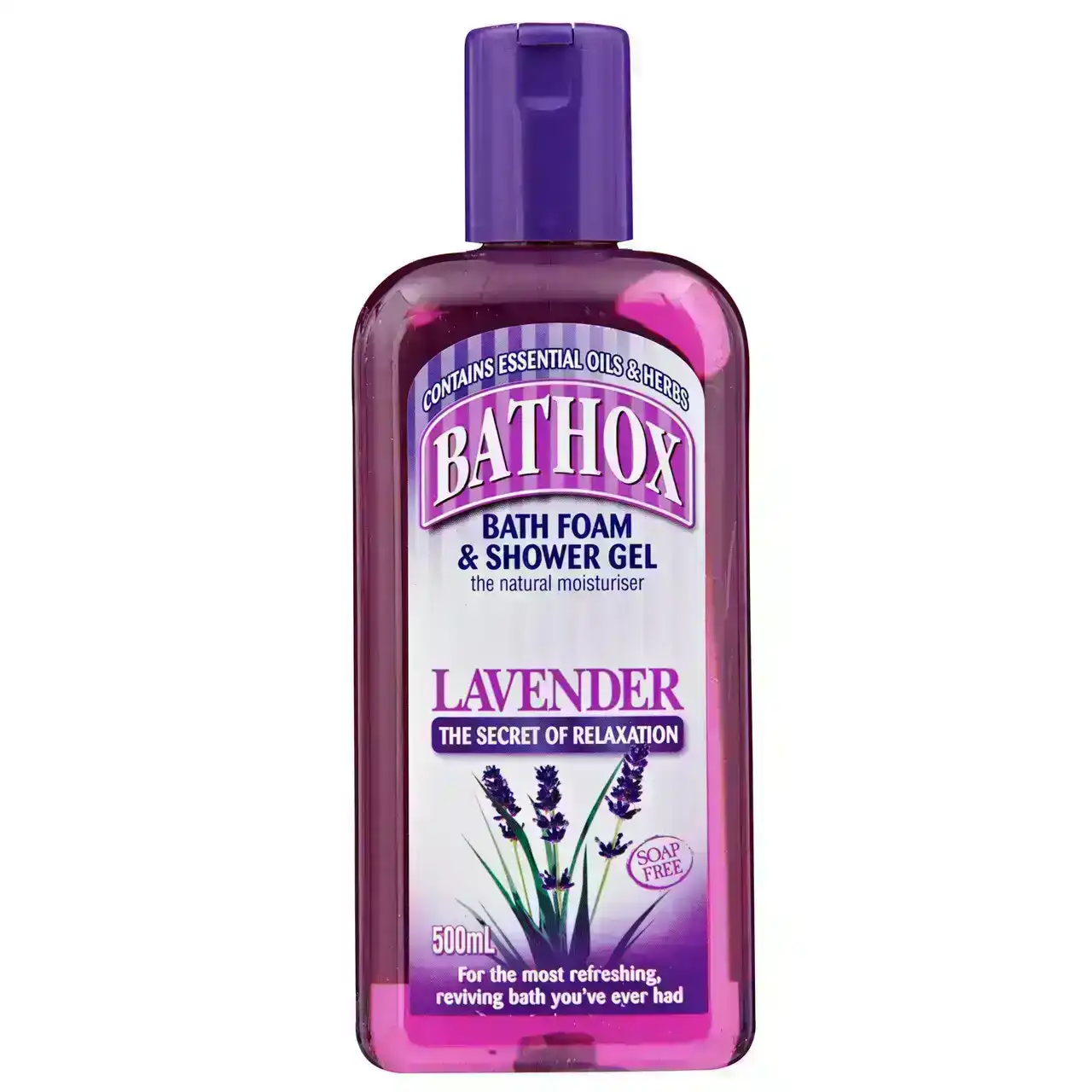 Bathox Shower Gel &amp; Bath Foam Lavender 500ml