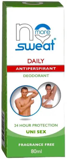No More Sweat Daily Antiperspirant 24 Hour Roll-On 80ml
