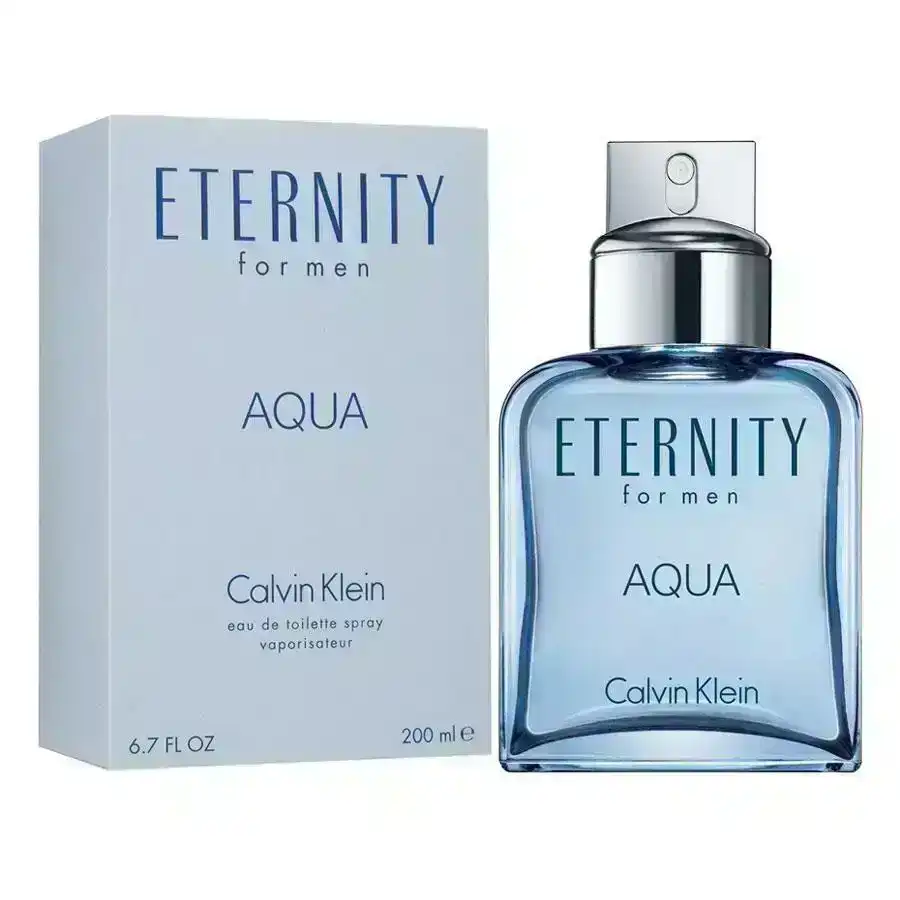 Eternity Aqua 200ml EDT By Calvin Klein (Mens)