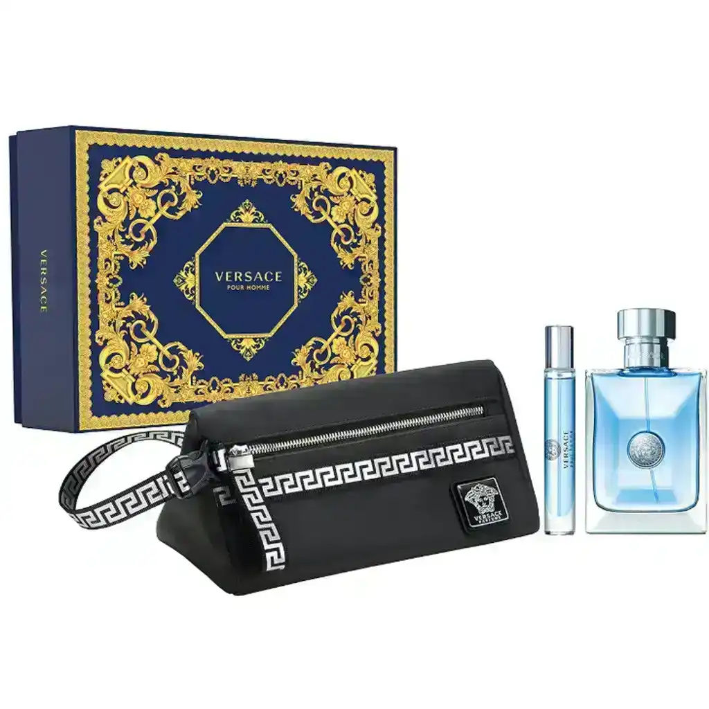 Pour Homme 3 Piece Gift Set By Versace (Mens)