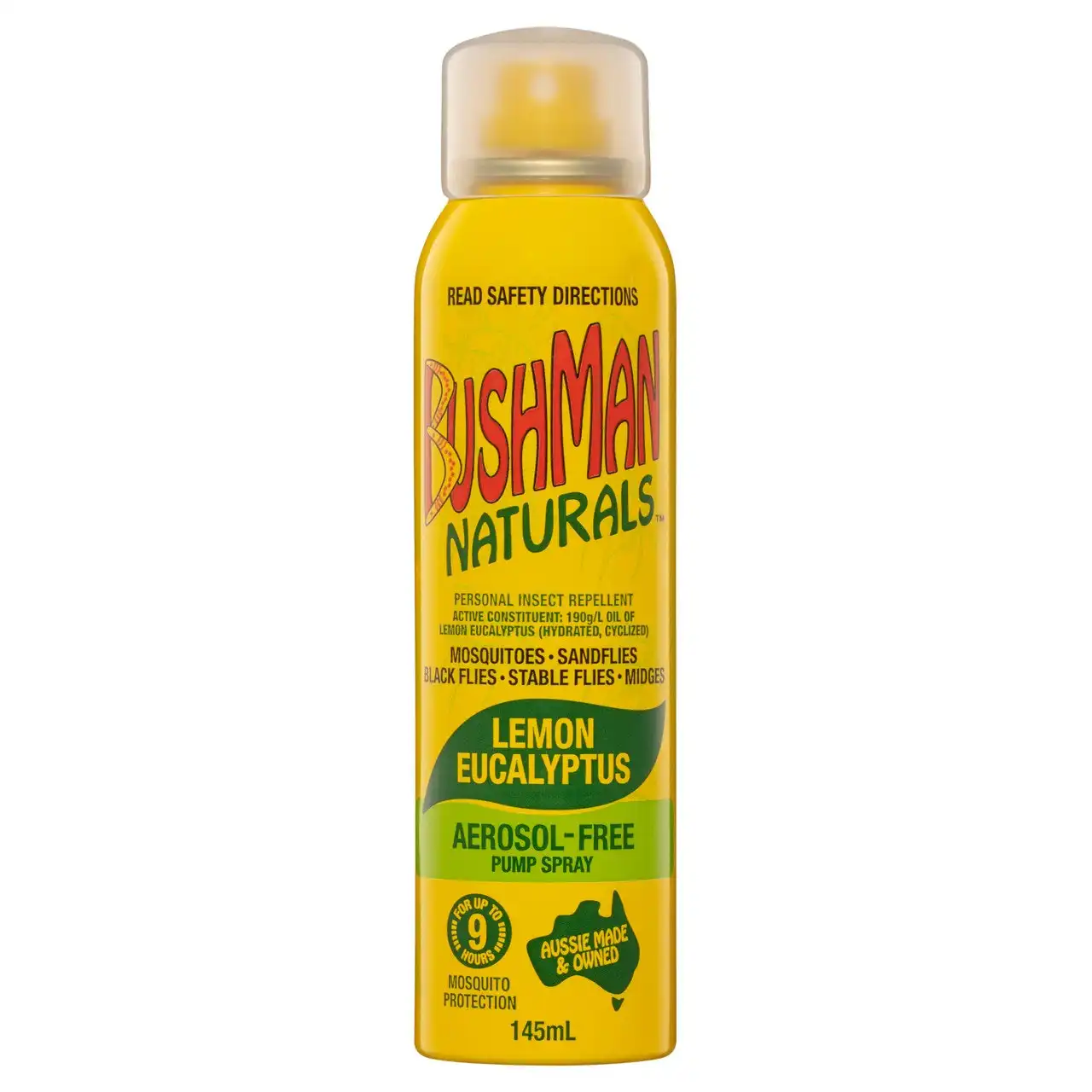 Bushman Naturals Repellent Aerosol-Free Pump Spray 145mL