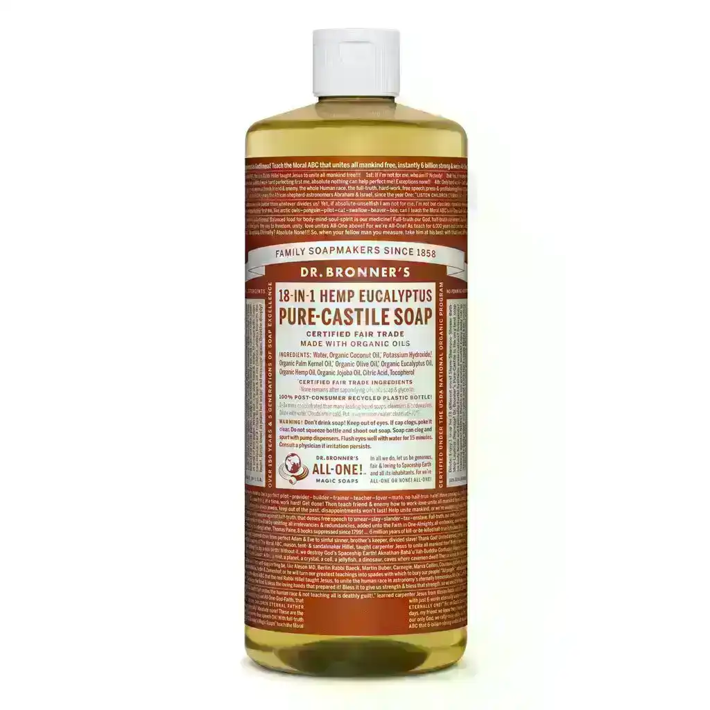 Dr. Bronner&#39;s 18-In-1 Hemp Eucalyptus Pure Castile Soap 237ml