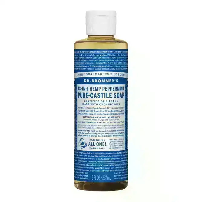 Dr. Bronner&#39;s 18-In-1 Hemp Peppermint Pure Castile Soap 237ml