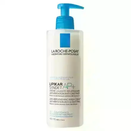 Lipikar Syndet AP+ Lipid-Replenishing Wash Cream 400mL