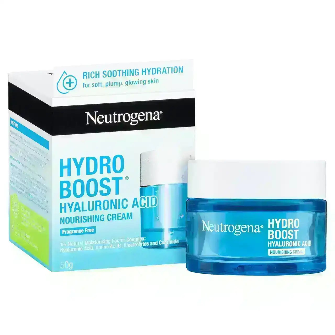 Neutrogena Hydro Boost Hyaluronic Acid Nourishing Face Cream 50g